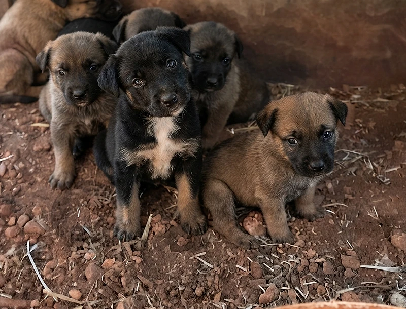 German Malinois Shepherd Puppy