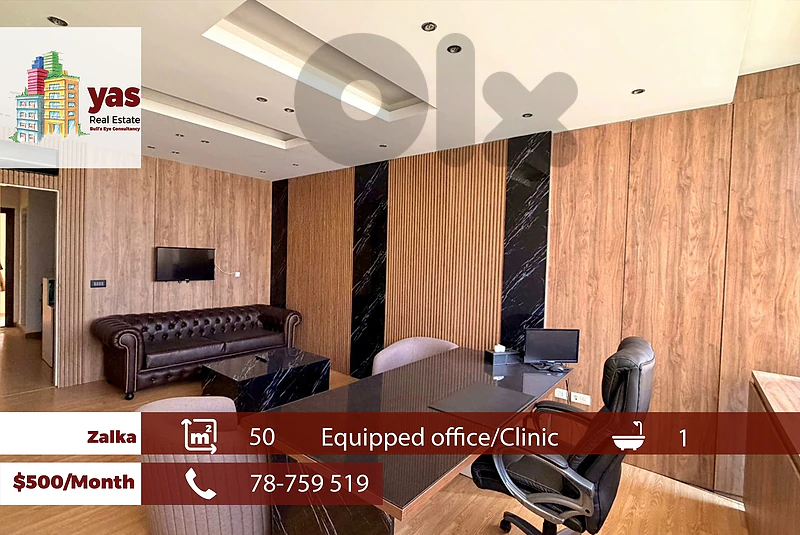 Zalka 50m2 | Office/Clinic | Equipped | Rent | Active Street | MJ