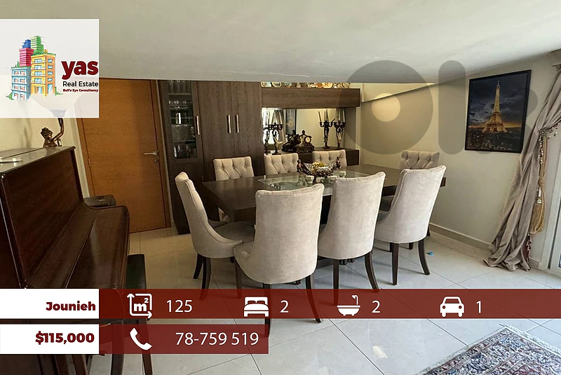 Jounieh 125m2 | Calm Street | Prime Location | Modern | EH |