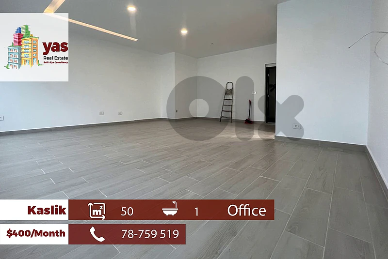 Kaslik 50m2 | Office | Rent | Prime Location | High End | EH/RH