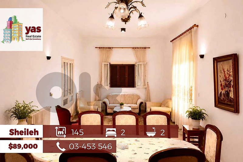 Sheileh 145m2 | Well Maintained | Luxury | Lebanes Style | EL