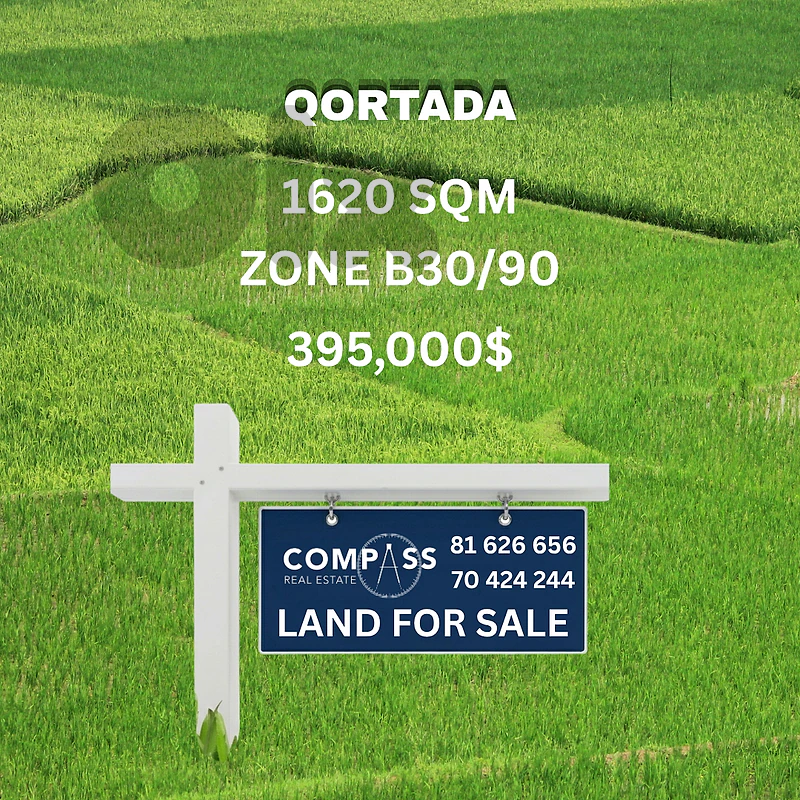 Qortada  District Baabda  Area : 1620 sqm Zone B 30/90