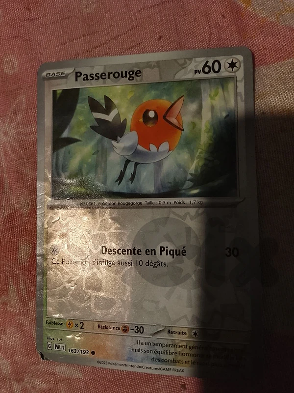 passerouge pokemon card
