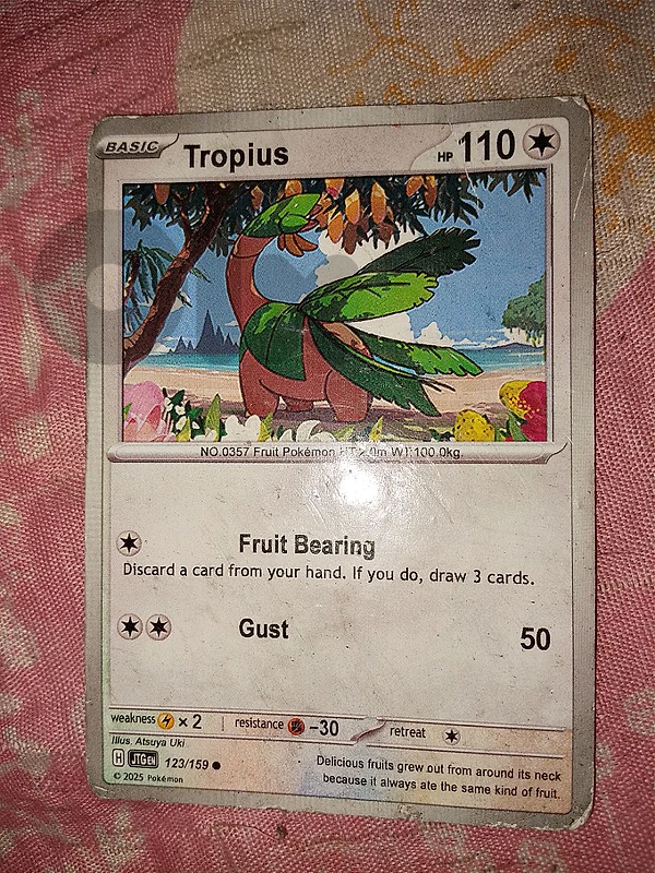 tropius pokemon card.