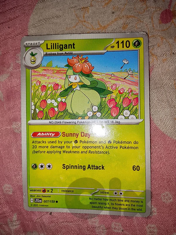 Lilligant pokemon card