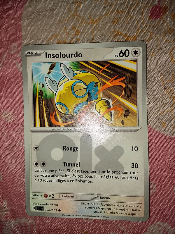 Insolourdo pokemon card