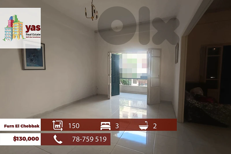 Furn El Chebbak 150m2 | Well Manitained | Lebanese Style | Calm |AA/TO
