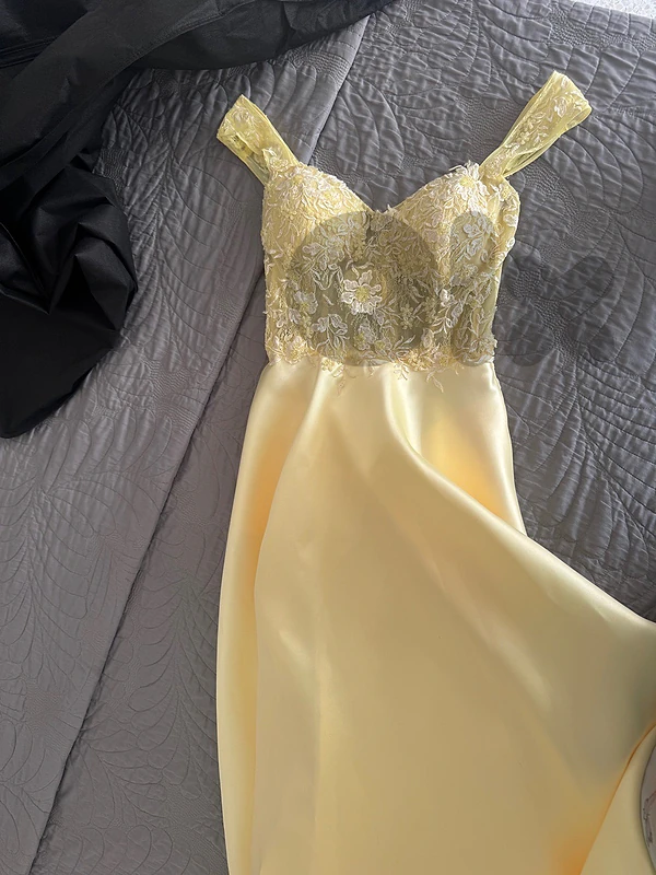wedding yellow dress