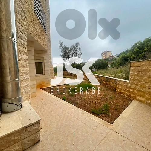L21951 Apartment With Terrace & Garden For Sale in Dahr El Sawan
