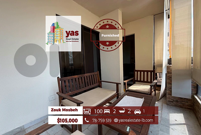 Zouk Mosbeh 100m2 | Furnished | Well Maintained | Calm Area | EH