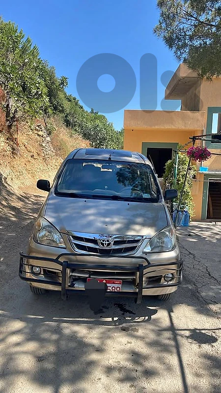 Toyota avanza. 81867354 Model 2008 السيلرة مع النمرة للبيع،مع برائة دم