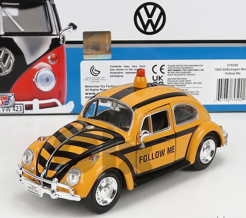 Volkswagen Beetle 1968 diecast car model 1;24