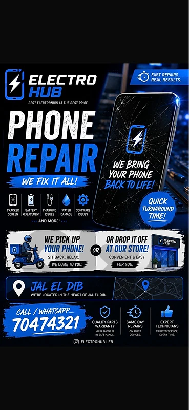 BROKEN PHONE? WE COME TO YOU