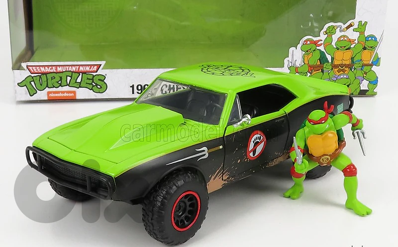 Chevy Camaro 1967(Ninja Turtle Rafael) diecast car model 1;24