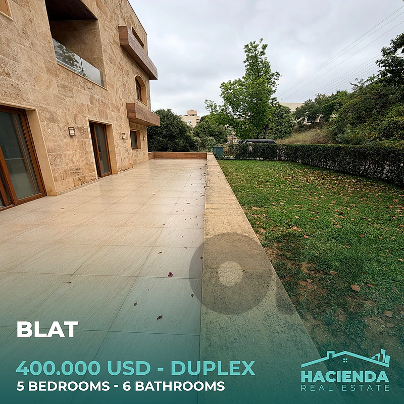 Duplex With Garden For Sale In Jbeil Blat