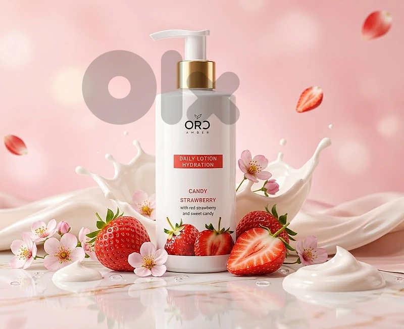 Body lotion strawberry 🍓 الدفع عن التسليم