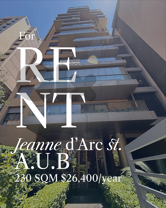 Apartment for rent Jeanne d’Arc Street  / AUB District