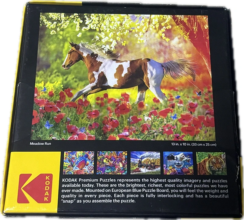 Kodak Premium 100-Piece Horse Jigsaw Puzzle