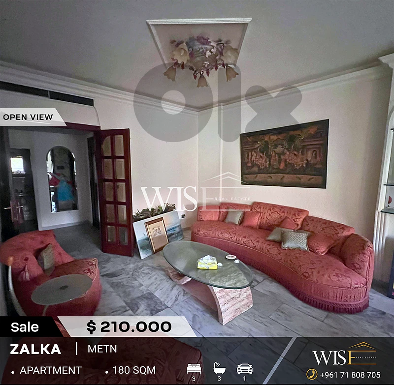 🏠 180 SQM Apartment for SALE in Zalka!