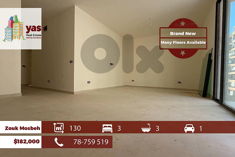 Zouk Mosbeh 130m2 | Brand New | Many Floors Available | EH/RH