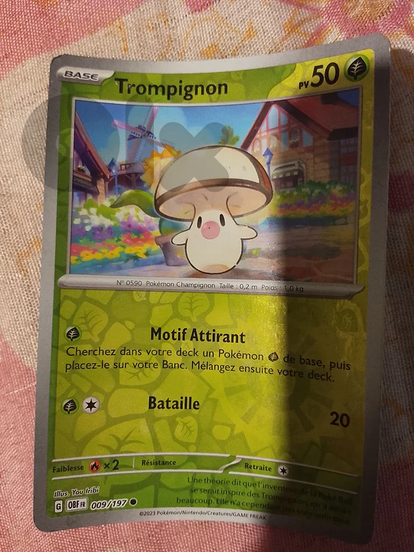 Trompignon pokemon card.