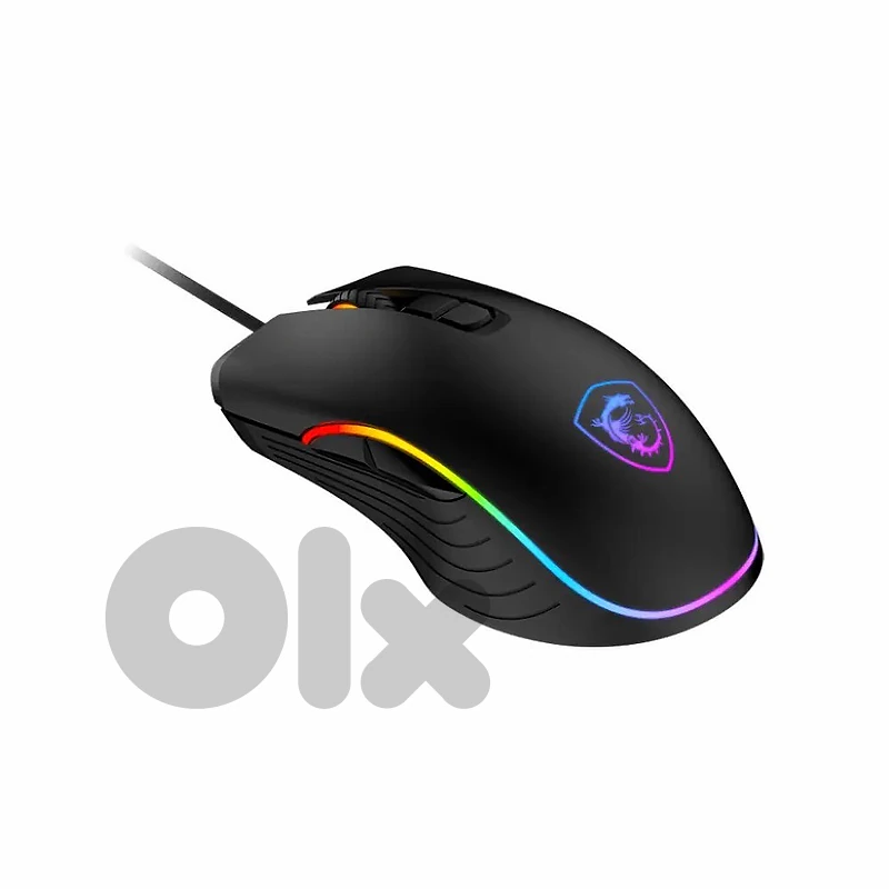 MSI FORGE GM300 Gaming Wired RGB Mouse , Black