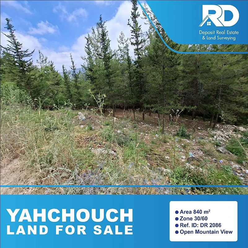 land for sale in yahchouch, keserwan/ عقار للبيع في يحشوش، كسروان