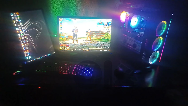 i5 8400-16ram-256gb ssd-gtx 1060 6gb air cooler rgb darck flach