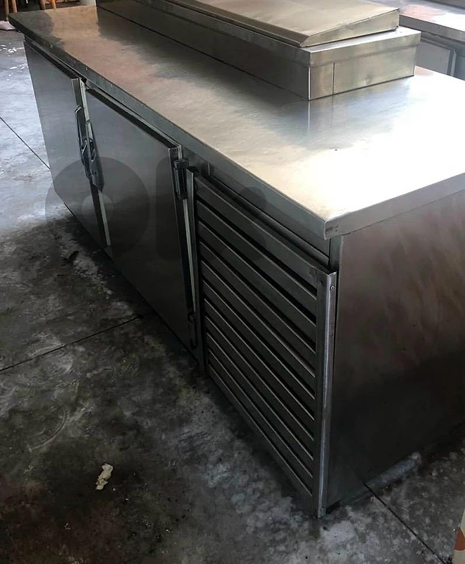 Used Commercial Refrigerator -  Stainless Steel -