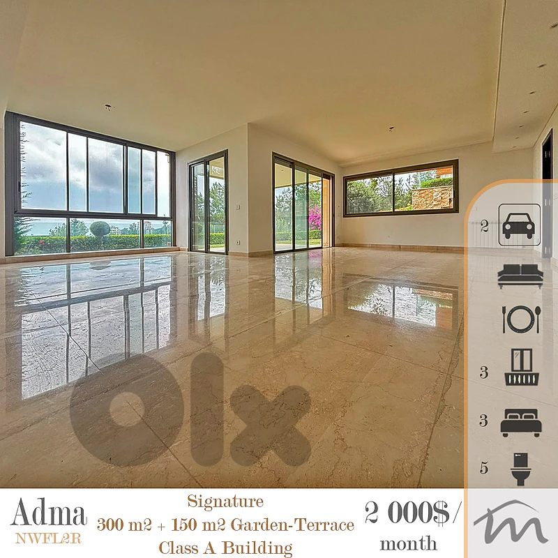 Adma | Class A 300m² + 150m² Garden-Terrace | 3 Master Bedroom Apart