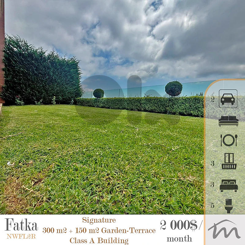 Fatka | Class A 300m² + 150m² Garden-Terrace | 3 Master Bedroom Apart