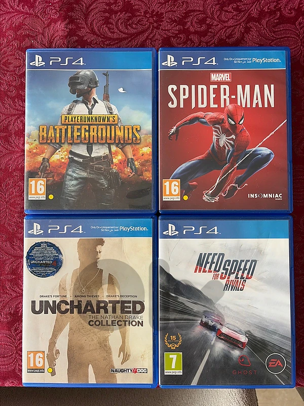 Used PS4 Games Bundle