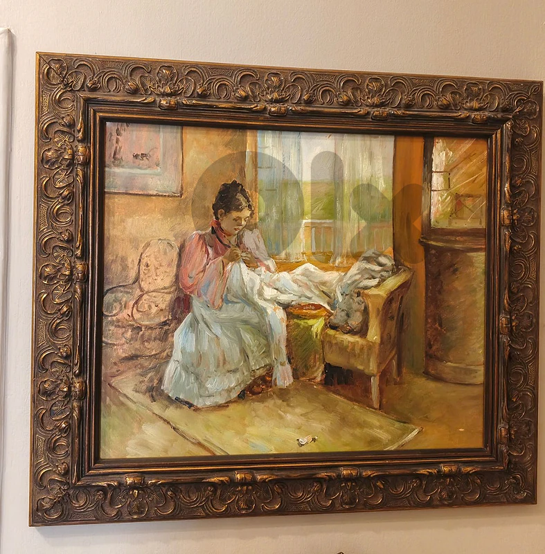oil painting لوحة زيتية انطباعية