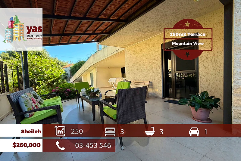 Sheileh 250m2 | 250m2 Terrace | Prime Location | Catch | View | EL