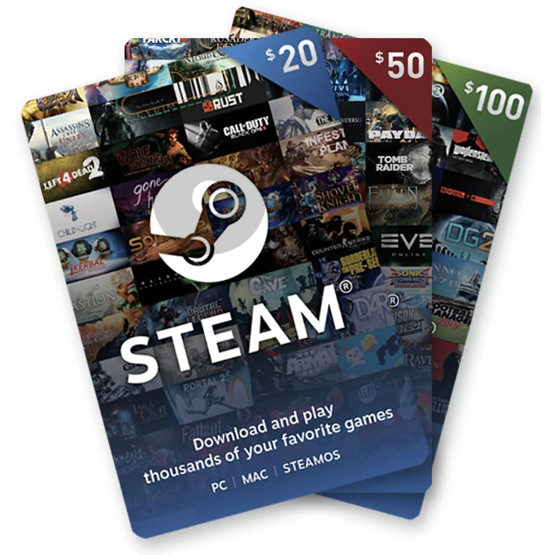 steam cards