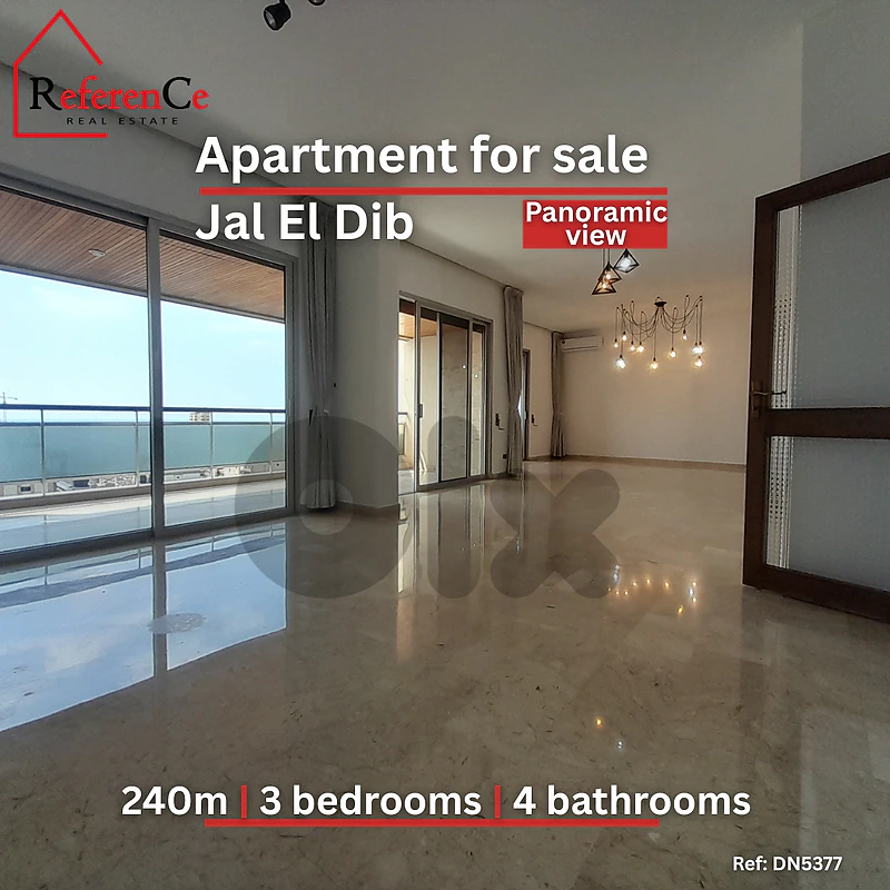 High End Finishing Apartment in Jal El Dib شقة رائعة للبيع في جل الديب