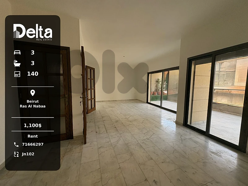 Apartment for REnt in Ras Al Nabaa, Beirut