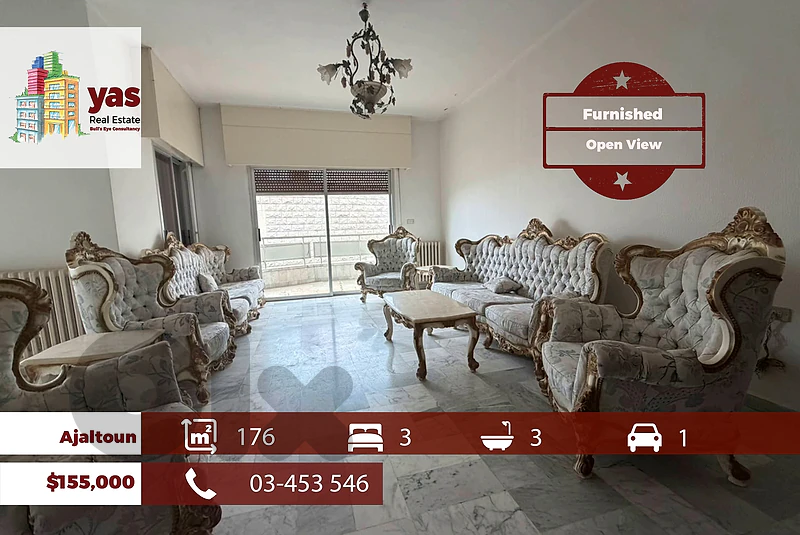 Ajaltoun 215m2 | Luxury | Furnished | Open View | Catch | EL