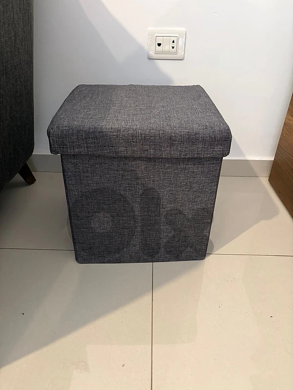 pouf with storage