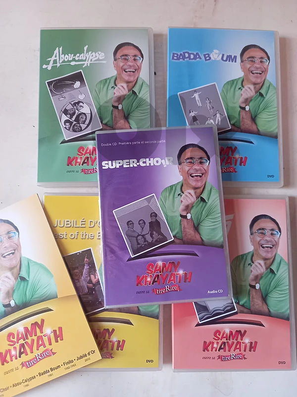 DVD: Samy Khayath TireRire BoxSet 4 DVDs + 2 CD