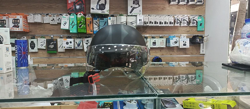 moto helmet half face