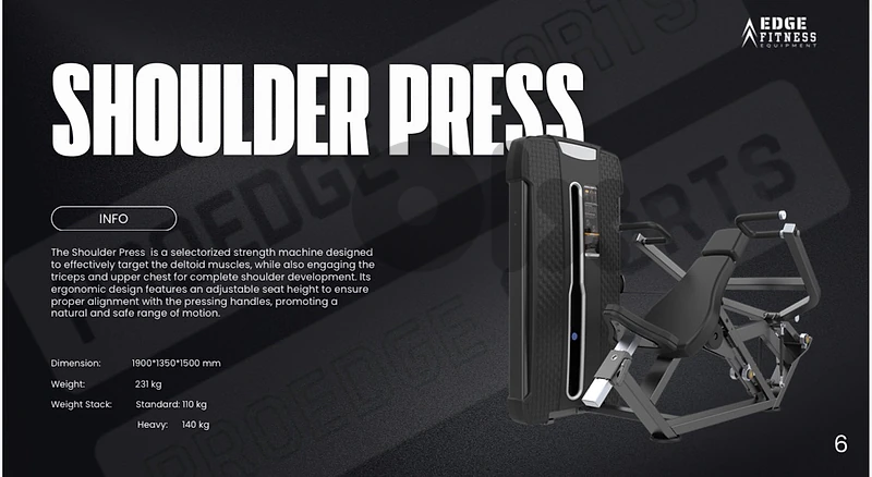 shoulder press machine