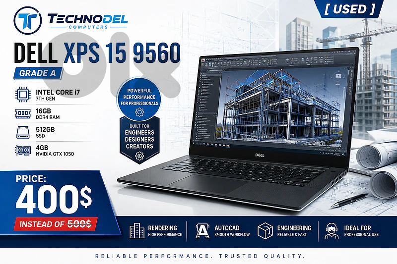 Dell XPS i7 16GB 512GB GTX1050