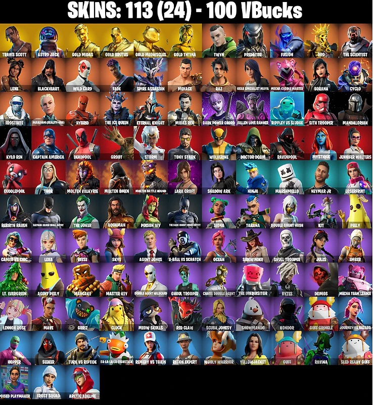 fortnite account travis merry minity axe