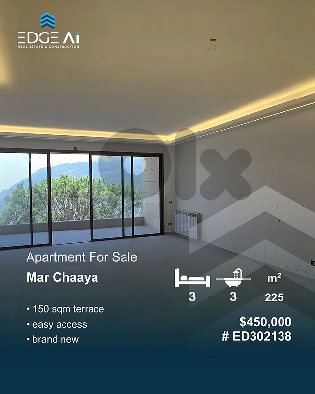 Apartment for sale , Mar chaaya   #ED 302138