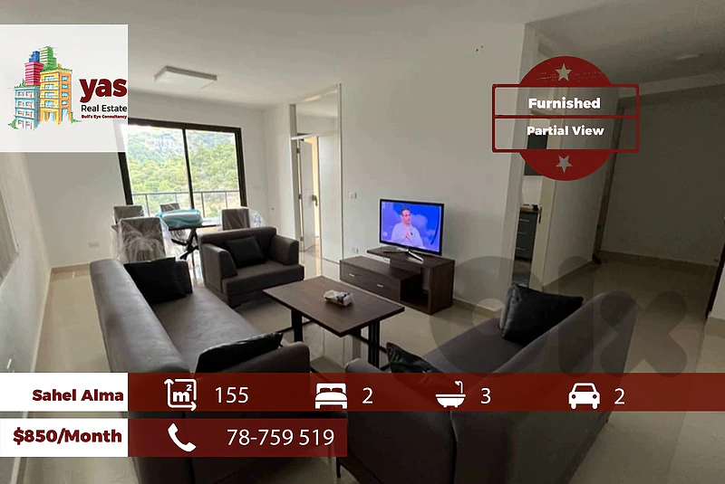 Sahel Alma 155m2 | Furnished | Rent | Calm Area | Catch | YV