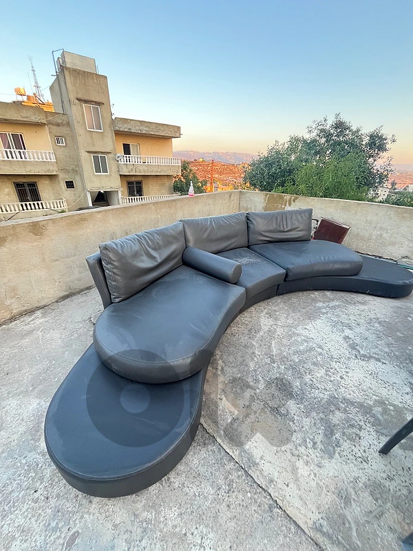 leather sofa