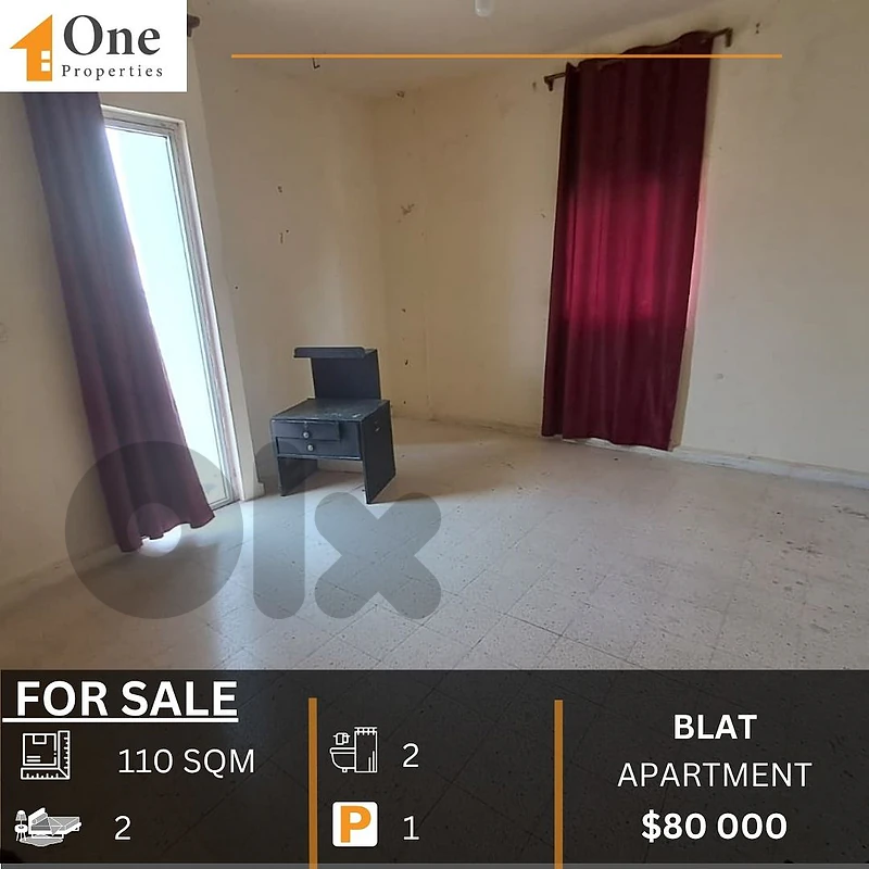 APARTMENT FOR SALE IN BLAT JBEIL