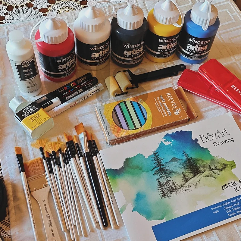 Art Tools and Paints