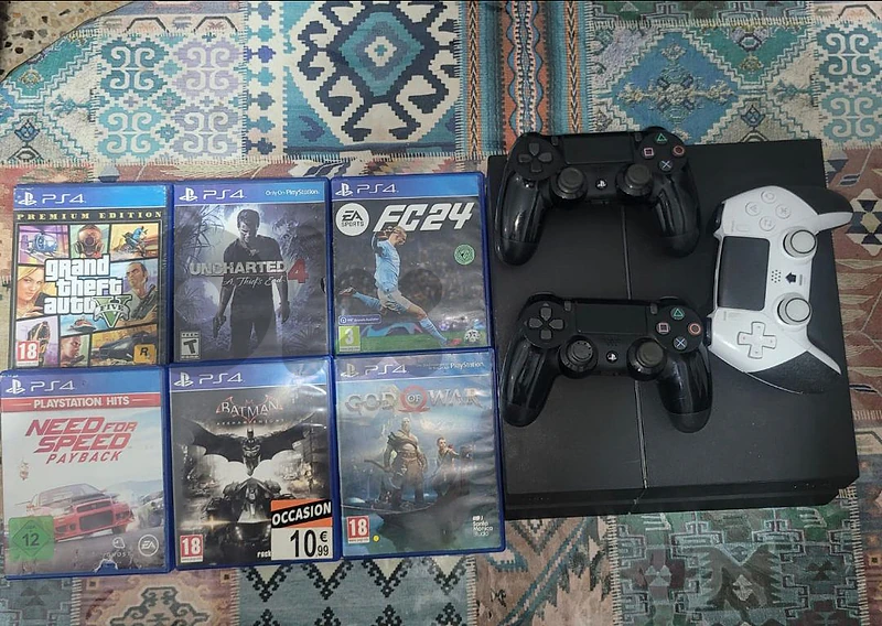 ps4 fat with 6 cedes